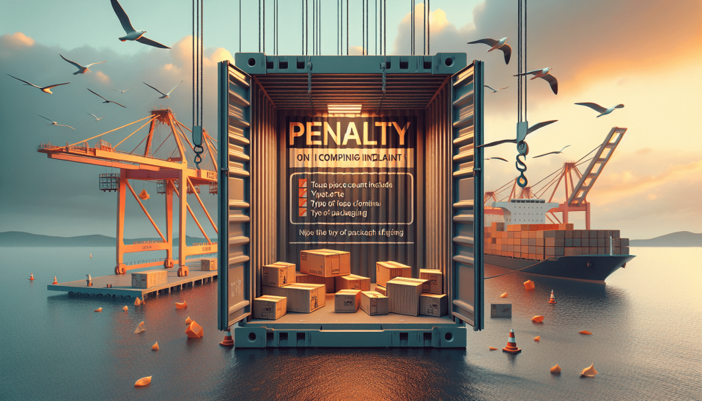 What Is The Penalty For Failing To Include The Piece Count And Type Of Packaging In The ISF?